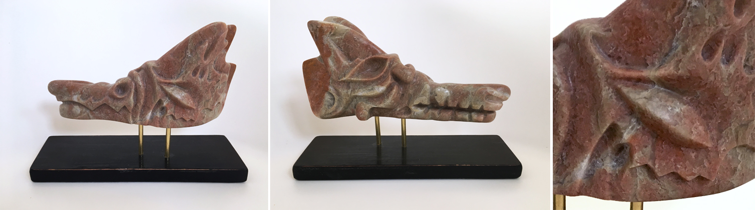 Death and Resurrection - Alabaster sculpture