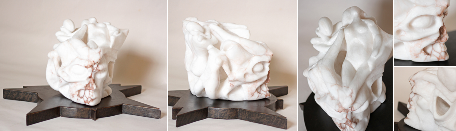 Dissolving Myriad of Tears - Alabaster sculpture