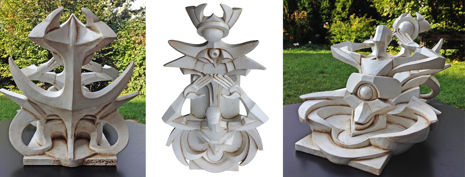 Seeker's Shadow - Resin sculpture